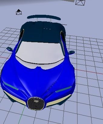 BUGATTI car 3D model_3