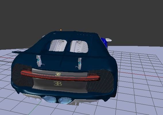 BUGATTI car 3D model_2