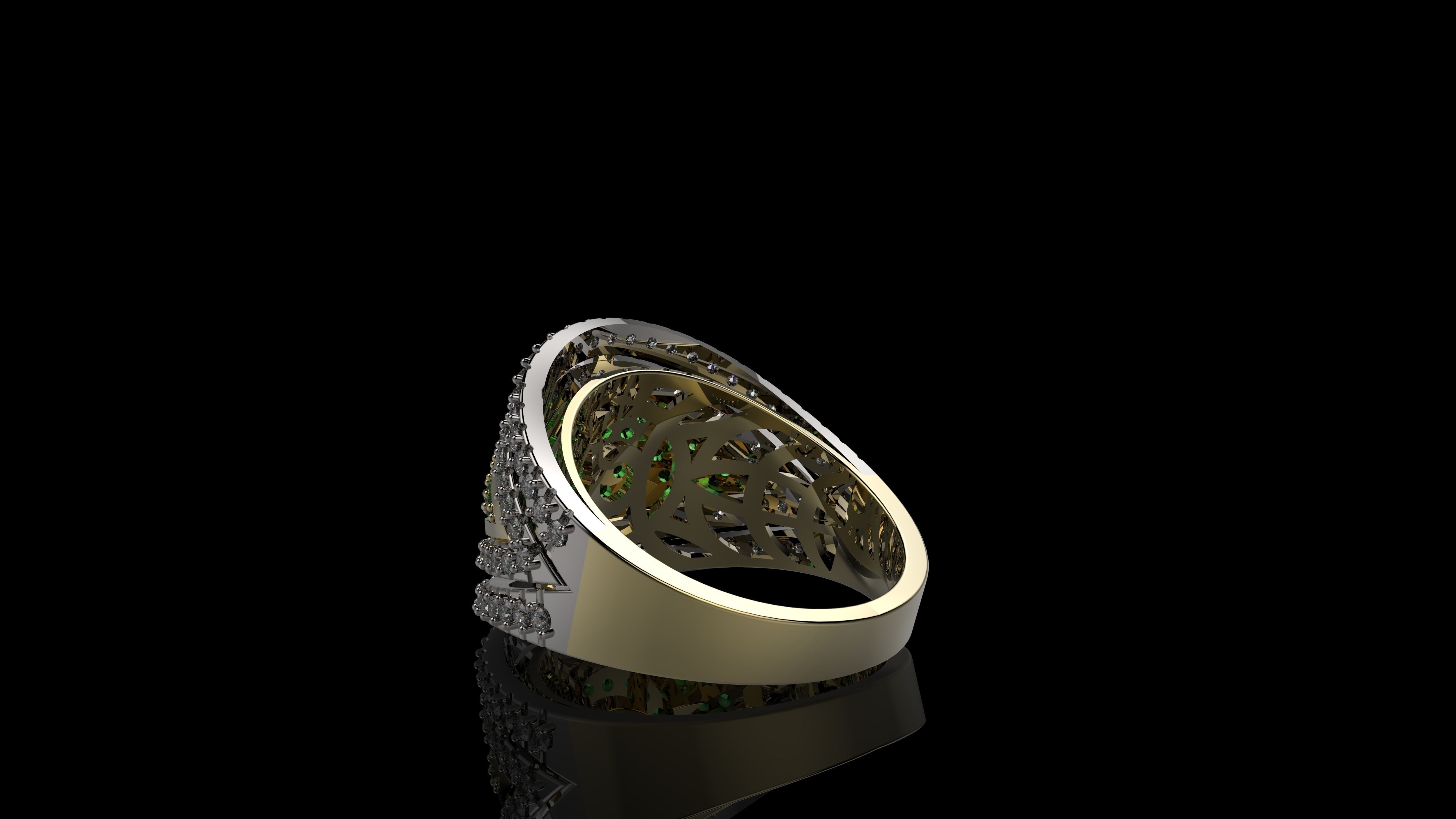 M RINGS JN12 3D print model_3