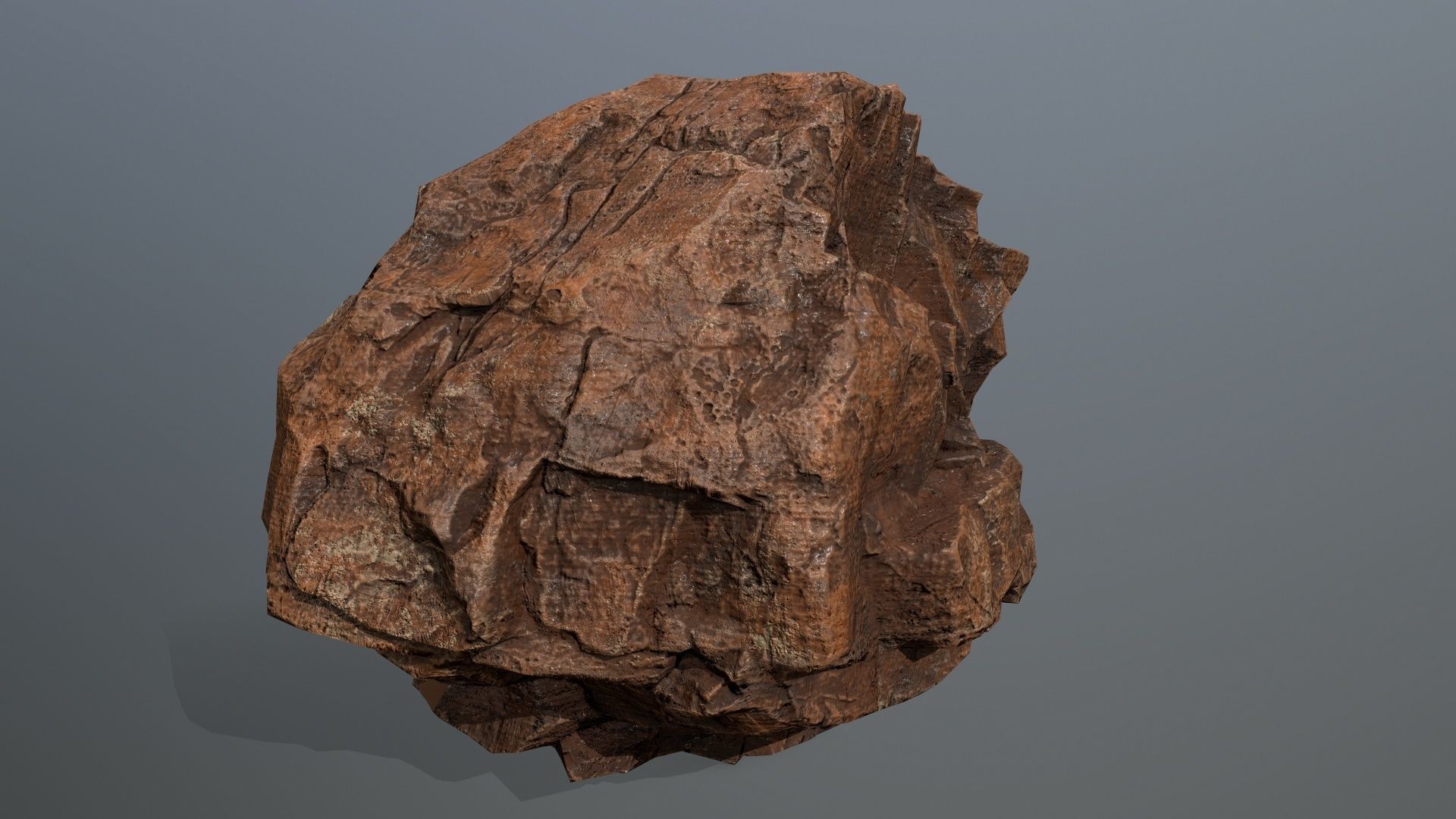 desert rocks Low-poly 3D model_20