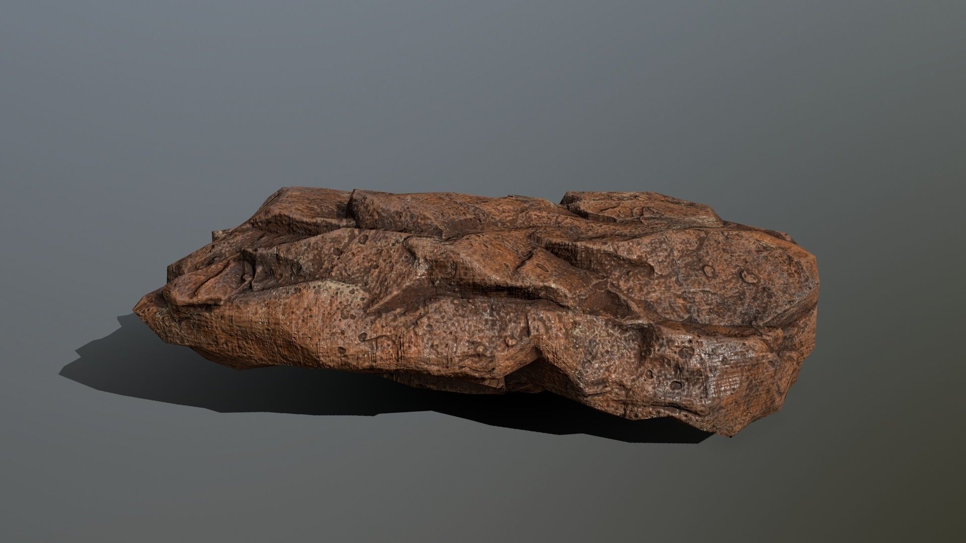 desert rocks Low-poly 3D model_23