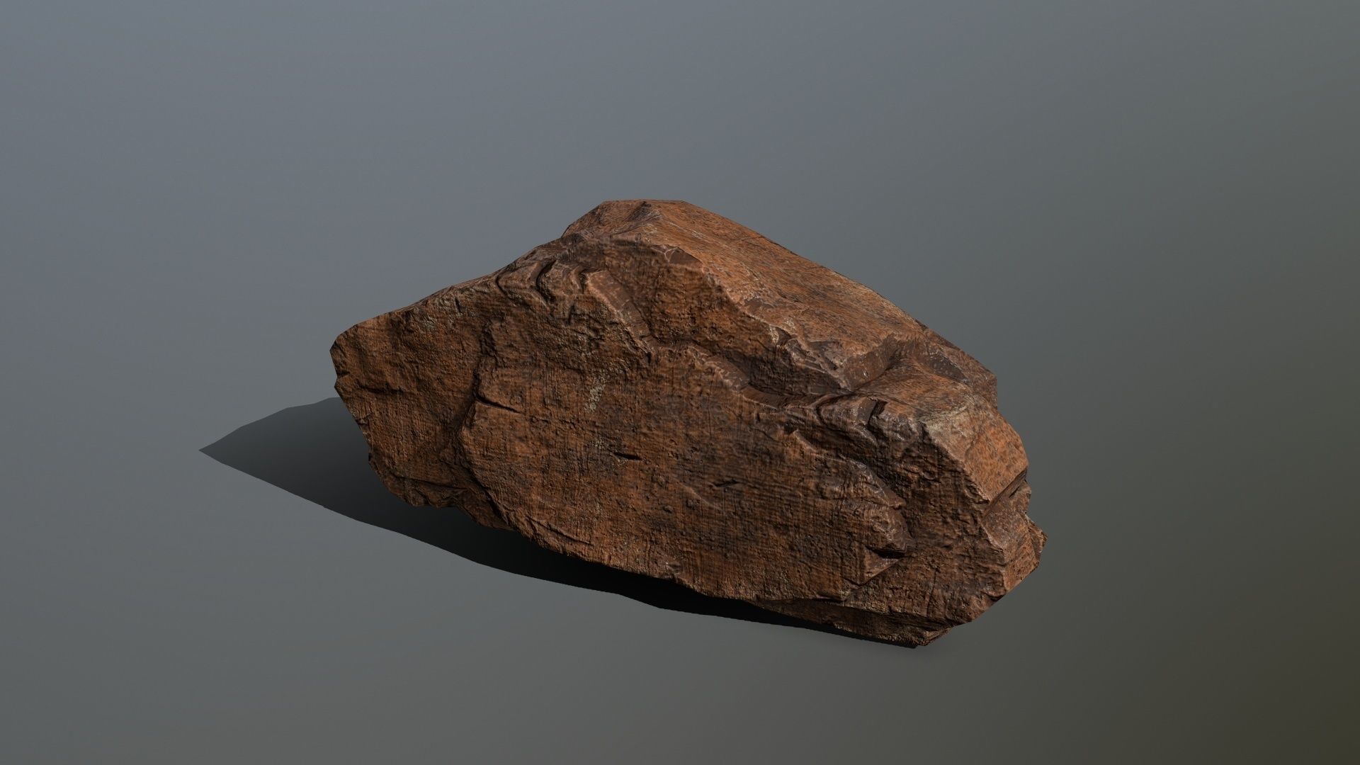 desert rocks Low-poly 3D model_17