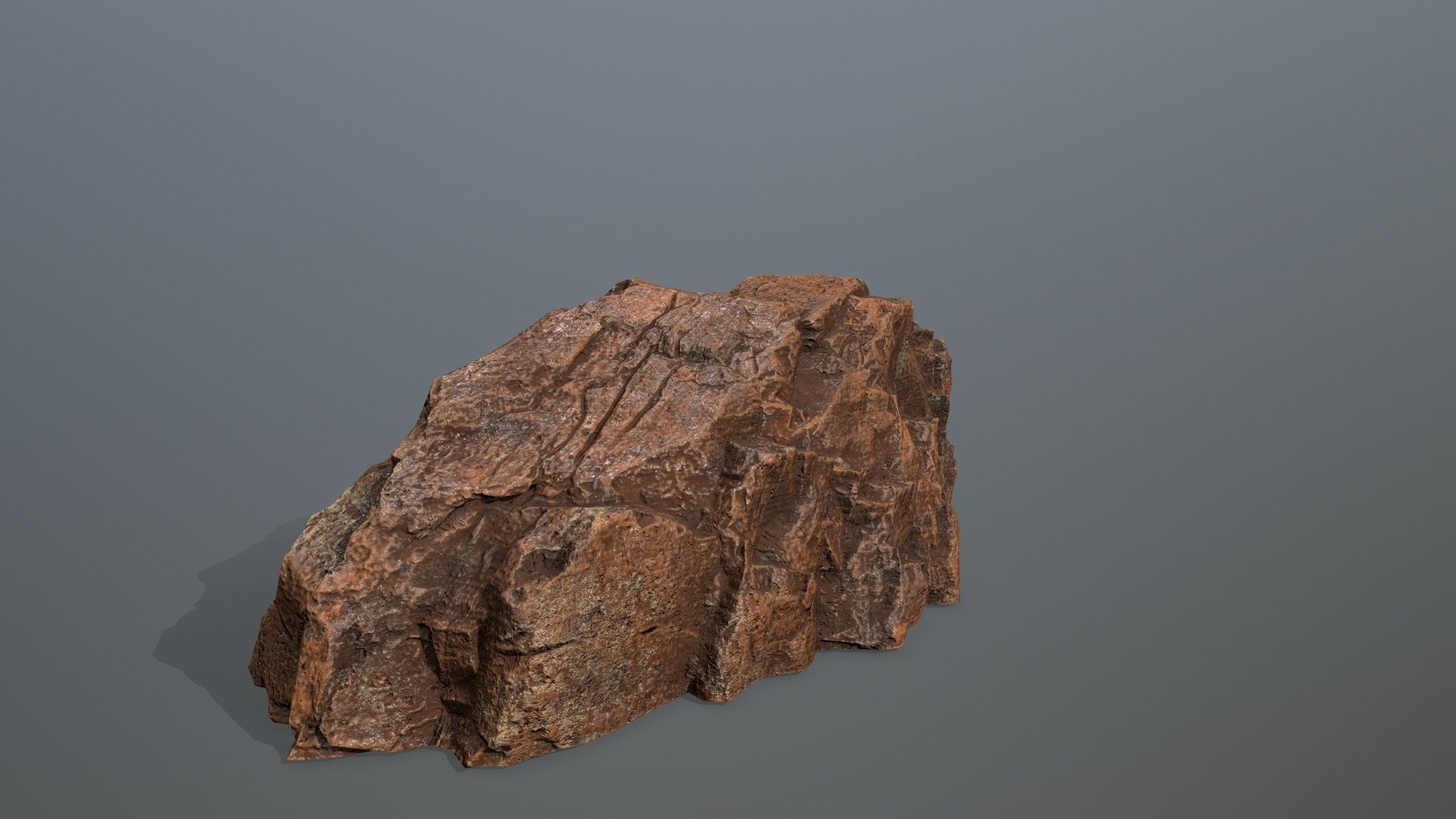 desert rocks Low-poly 3D model_21