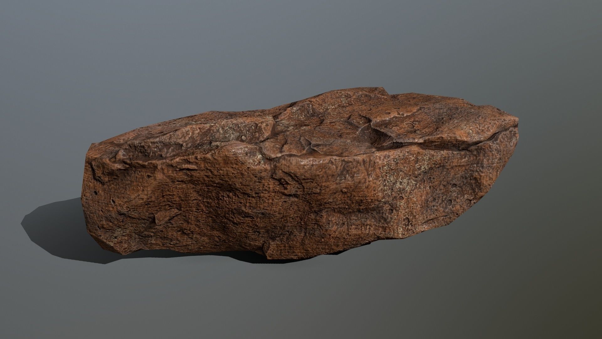 desert rocks Low-poly 3D model_24