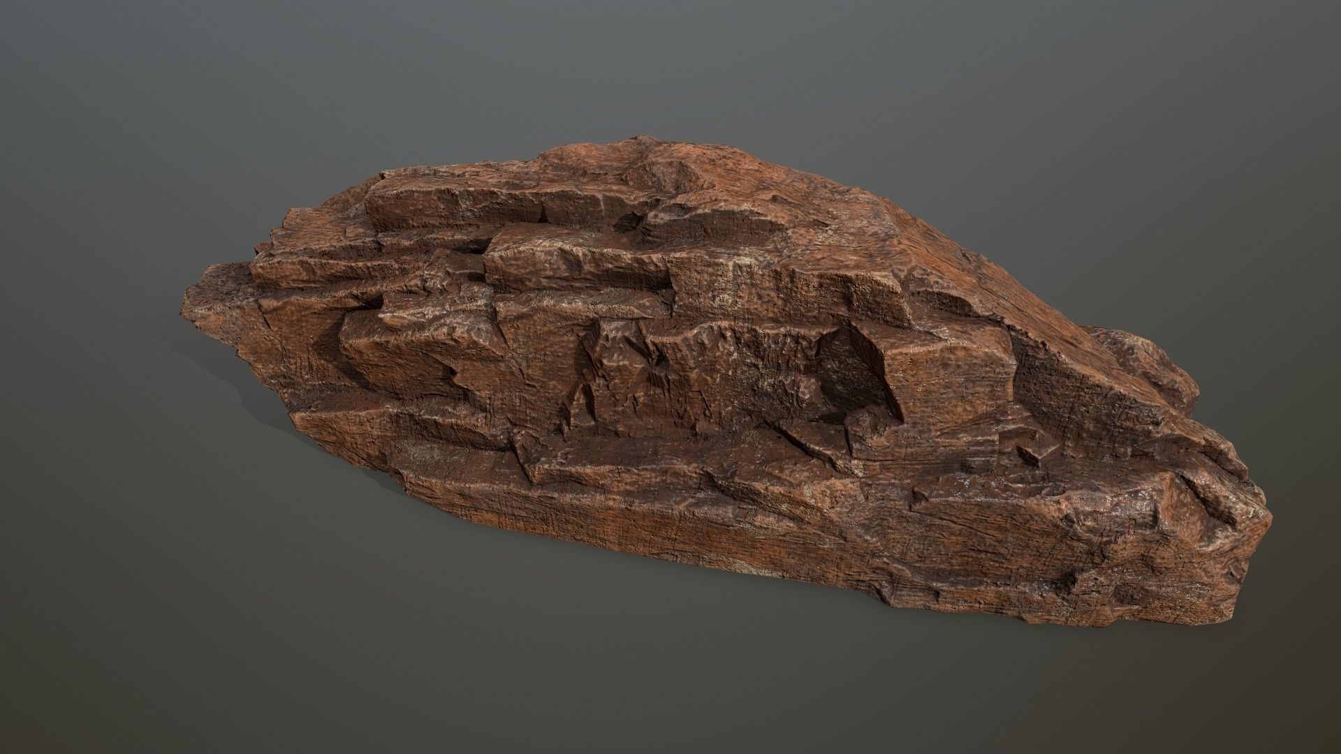 desert rocks Low-poly 3D model_22