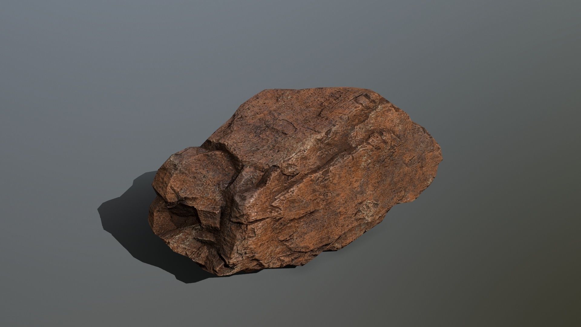 desert rocks Low-poly 3D model_16