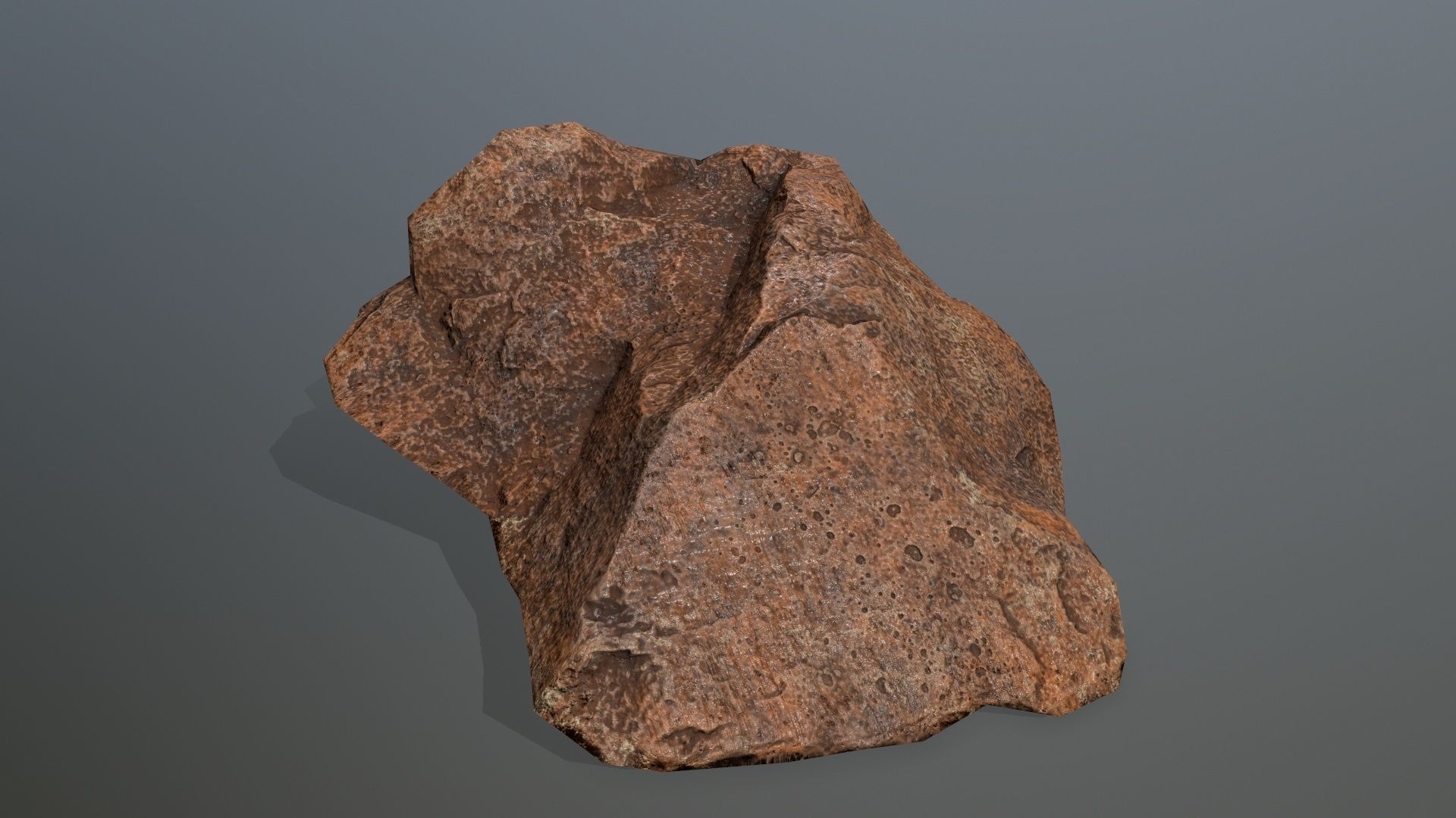 desert rocks Low-poly 3D model_15
