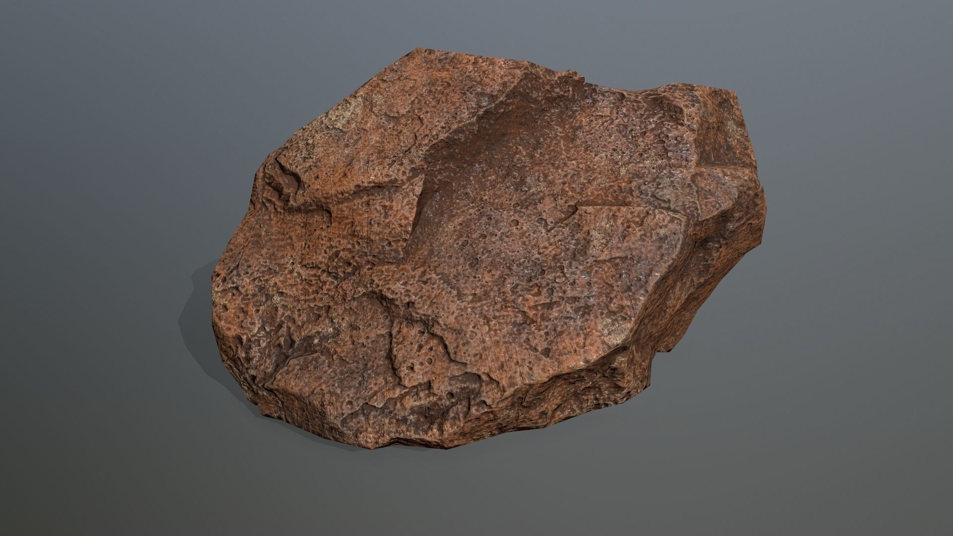 desert rocks Low-poly 3D model_13
