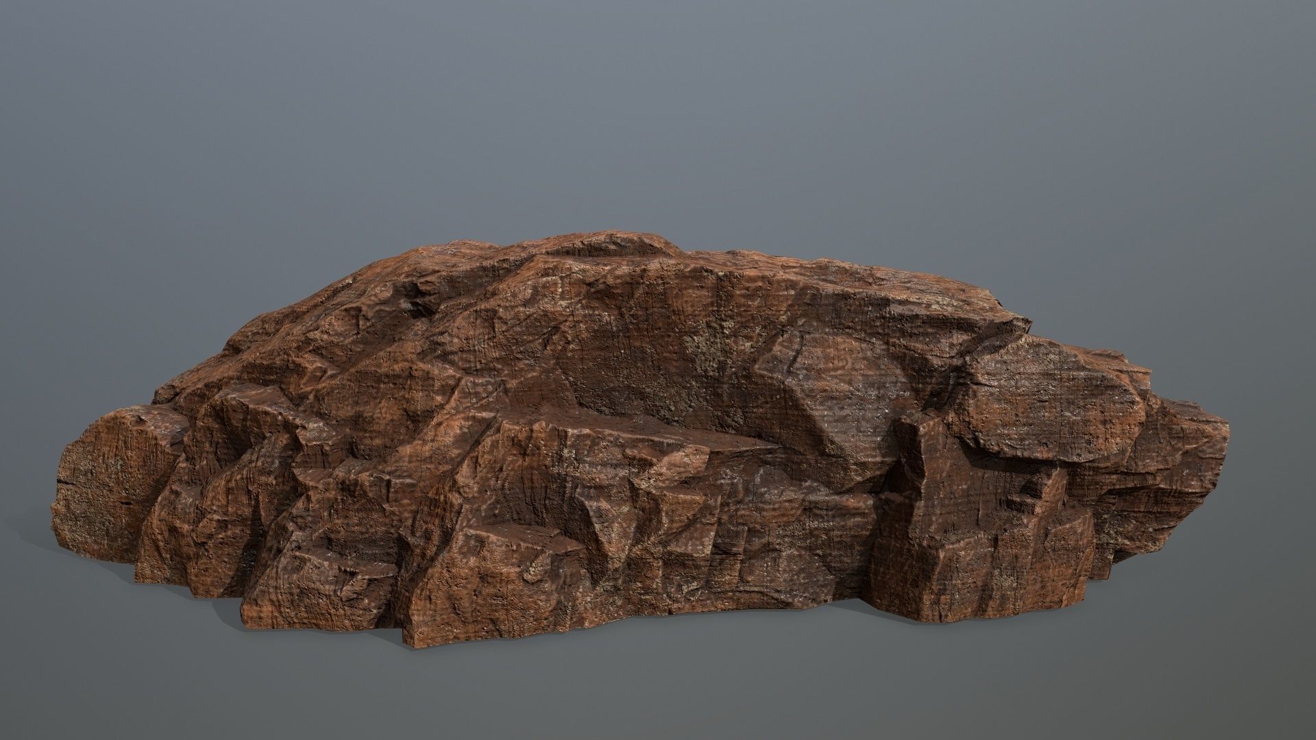 desert rocks Low-poly 3D model_10
