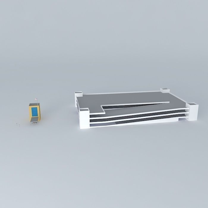 hotel by sophia Free 3D model_2