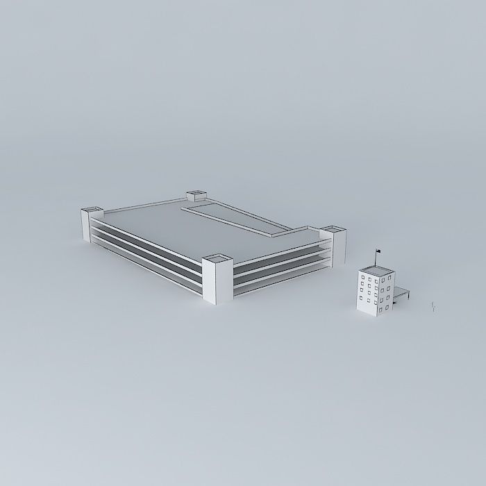 hotel by sophia Free 3D model_3