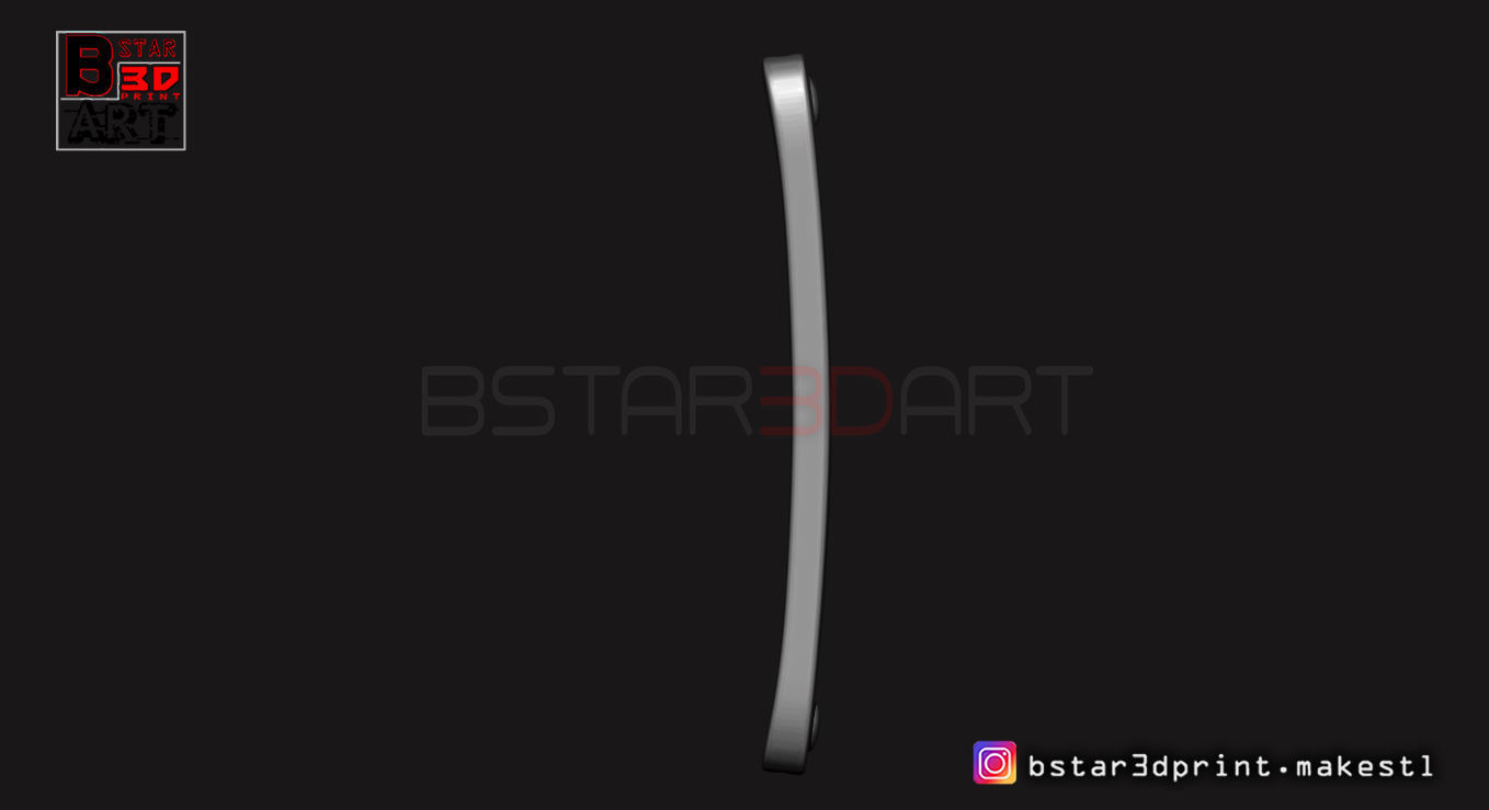 Naruto Headband - Akatsuki Itachi Headband for Cosplay 3D print model_7