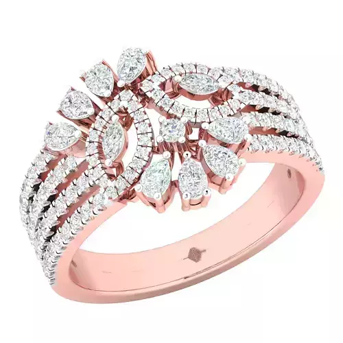 Women ring 3dm stl render detail 3D print model