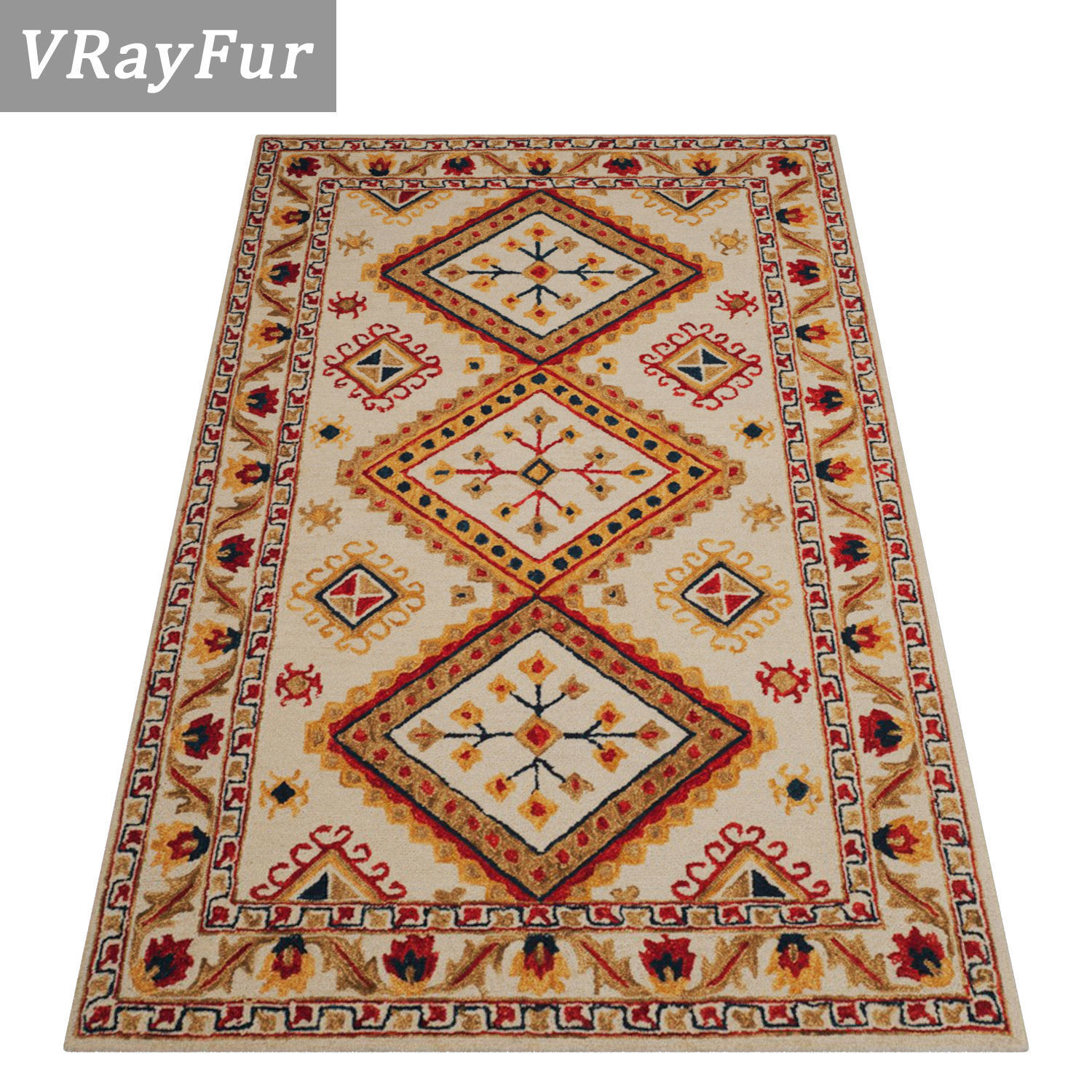 Rug Set 31 3D model_2