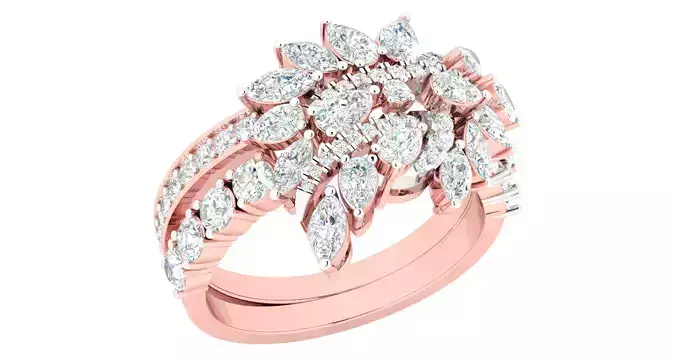 Women ring 3dm stl render detail 3D print model