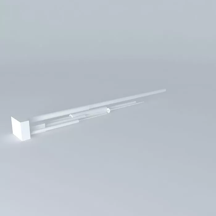 things white metal Free 3D model