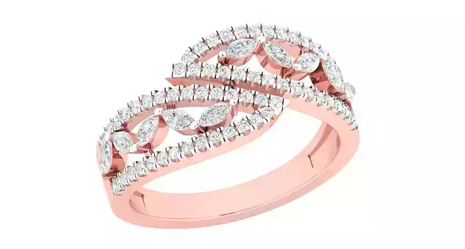 Women ring 3dm stl render detail 3D print model