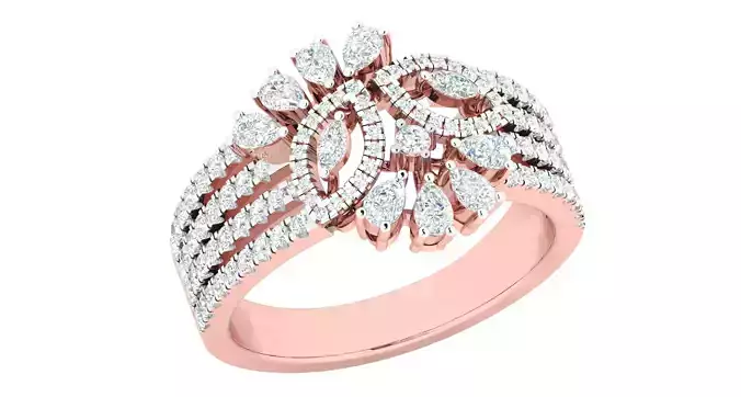 Women ring 3dm stl render detail 3D print model