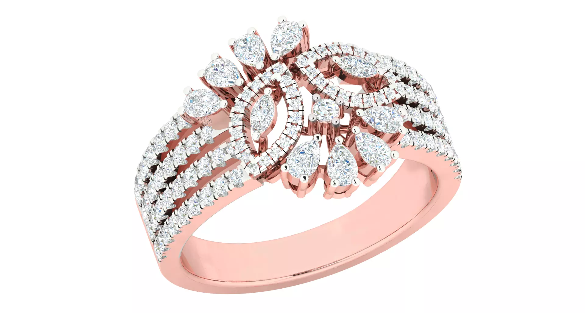 Women ring 3dm stl render detail 3D print model 3D print model_0