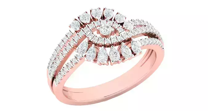 Women ring 3dm stl render detail 3D print model