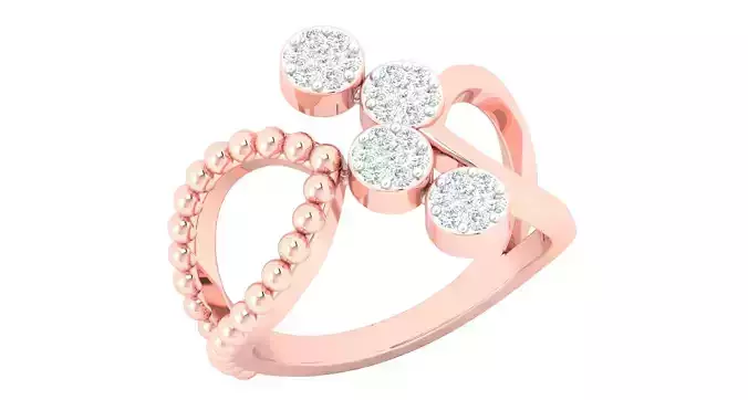 Women ring 3dm stl render detail 3D print model