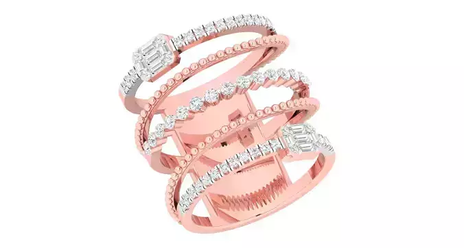 Women ring 3dm stl render detail 3D print model