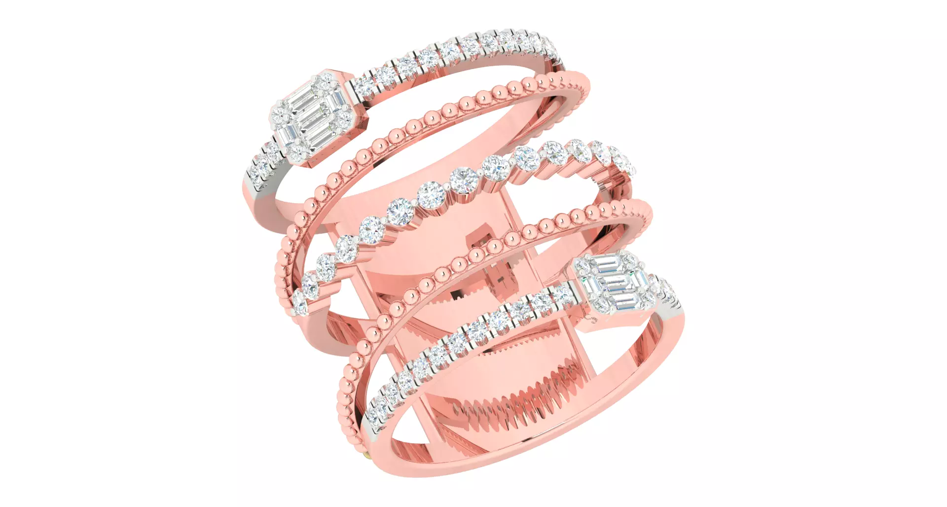 Women ring 3dm stl render detail 3D print model 3D print model_0