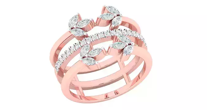 Women ring 3dm stl render detail 3D print model