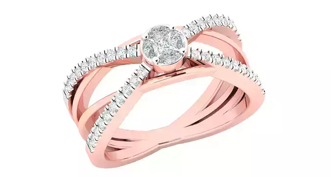 Women ring 3dm stl render detail 3D print model