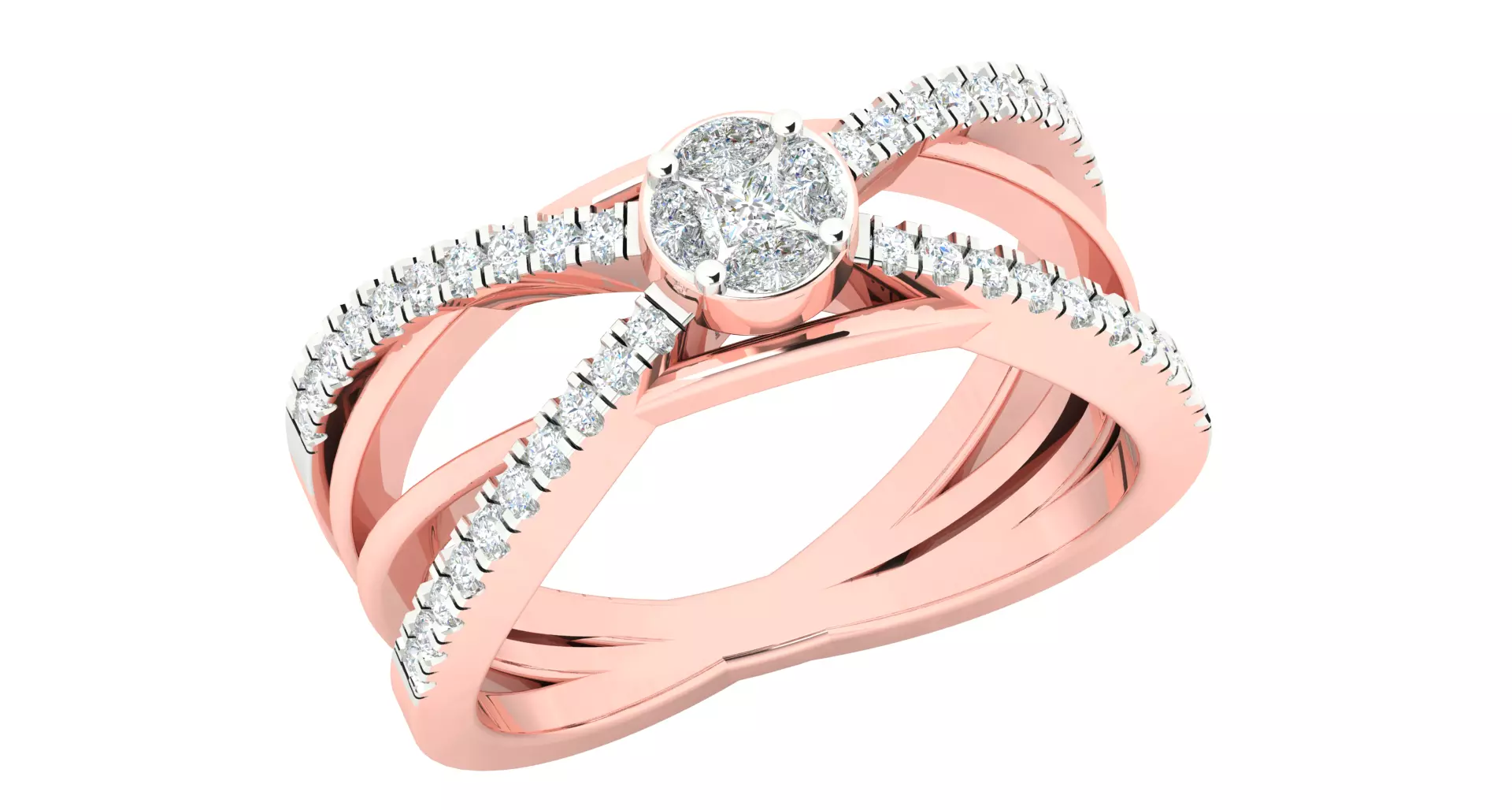Women ring 3dm stl render detail 3D print model 3D print model