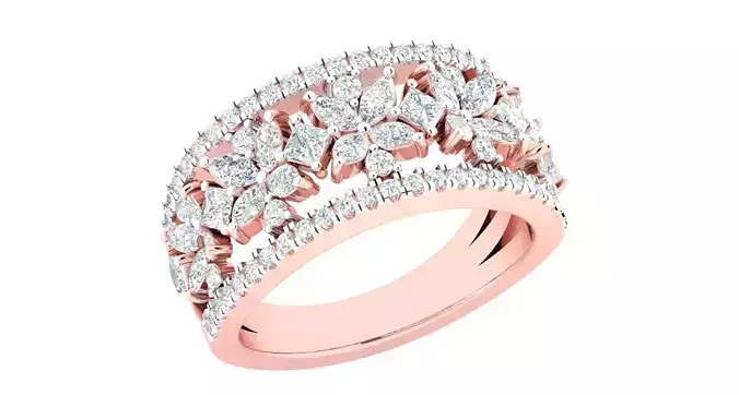 Women ring 3dm stl render detail 3D print model