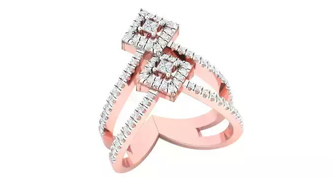 Women ring 3dm stl render detail 3D print model