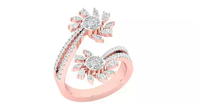 Women ring 3dm stl render detail 3D print model