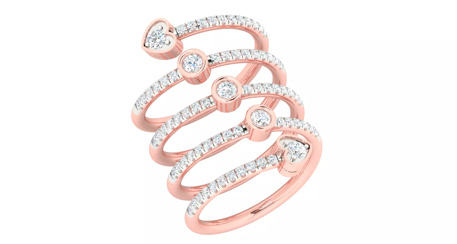 Women ring 3dm stl render detail 3D print model 3D print model_0