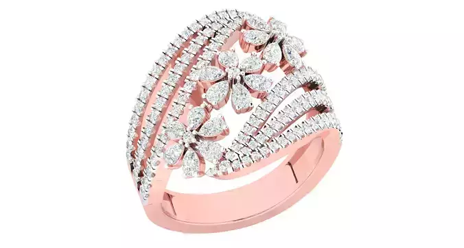 Women ring 3dm stl render detail 3D print model