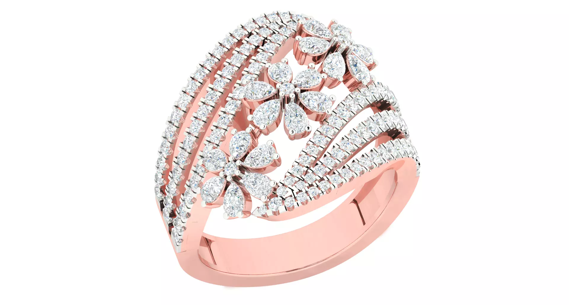 Women ring 3dm stl render detail 3D print model 3D print model_0