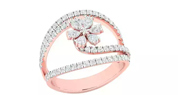 Women ring 3dm stl render detail 3D print model