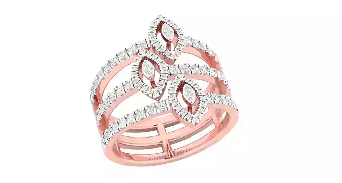 Women ring 3dm stl render detail 3D print model