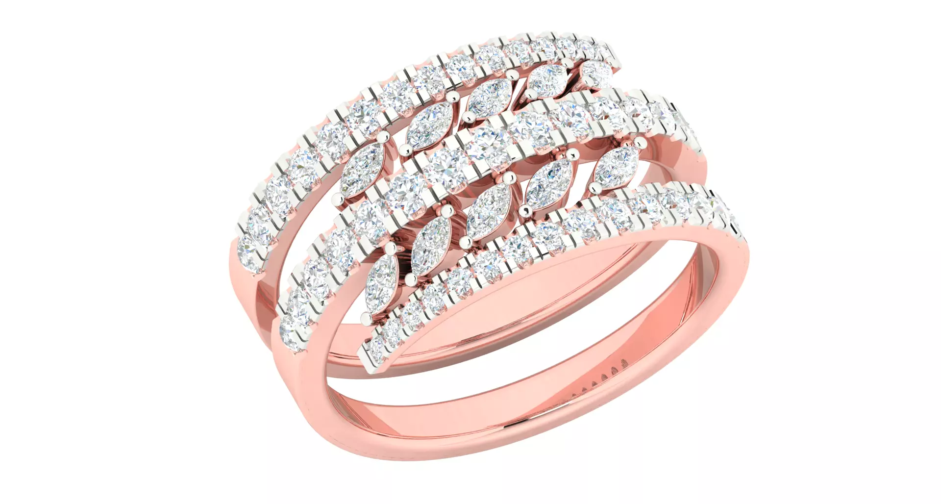 Women ring 3dm stl render detail 3D print model 3D print model_0