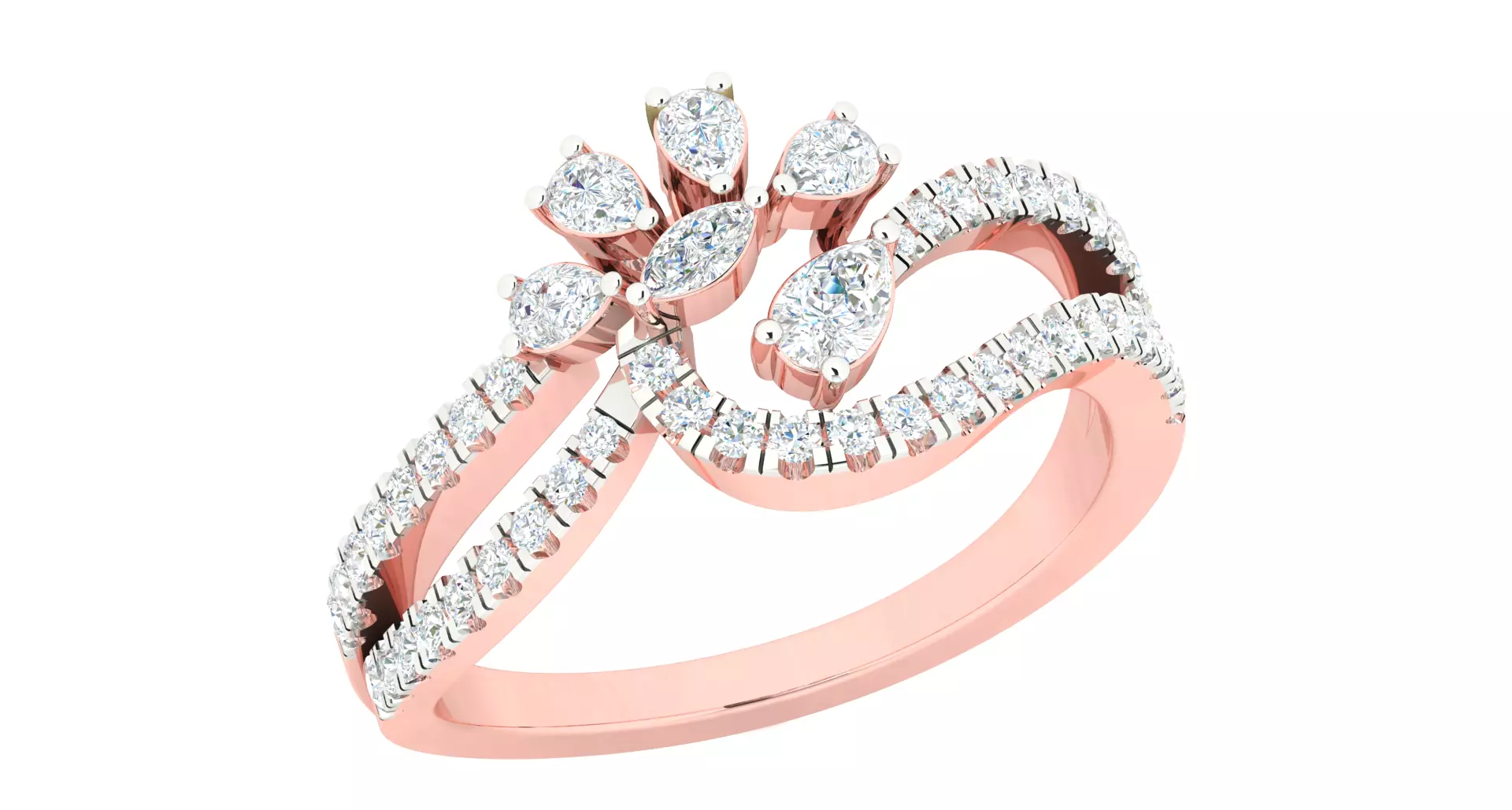 Women ring 3dm stl render detail 3D print model 3D print model_0