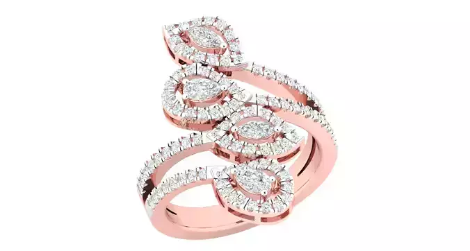 Women ring 3dm stl render detail 3D print model