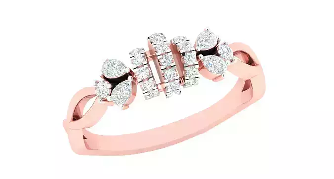 Women ring 3dm stl render detail 3D print model