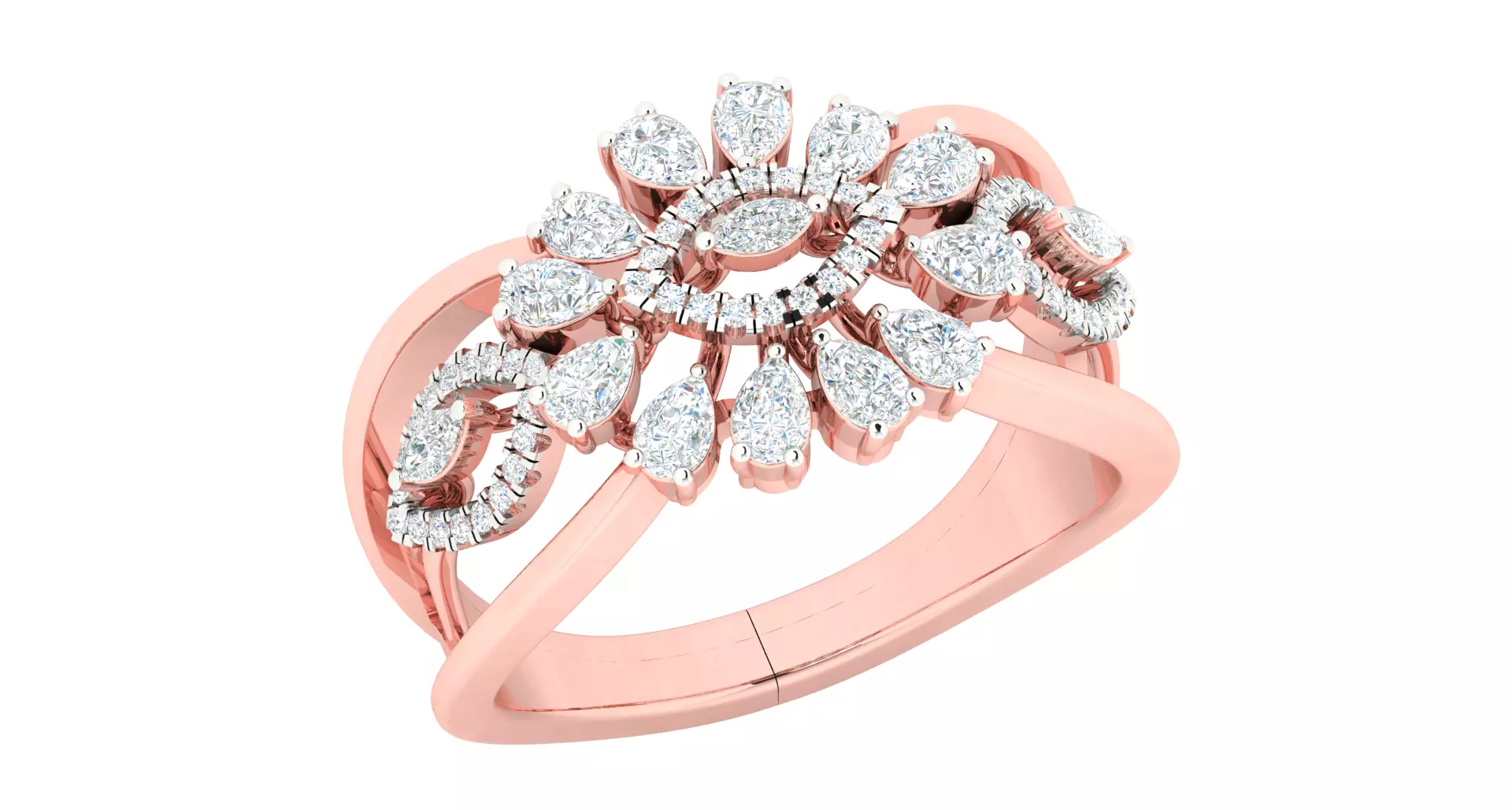 Women ring 3dm stl render detail 3D print model 3D print model_0