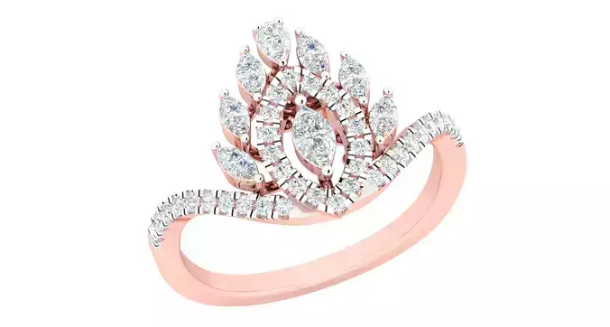 Women ring 3dm stl render detail 3D print model