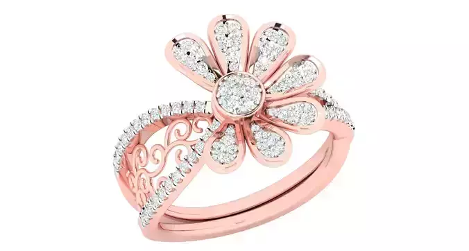 Women ring 3dm stl render detail 3D print model