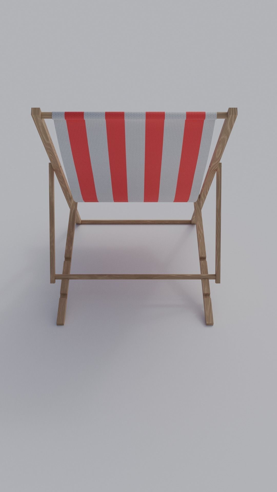 Deck Chair - Low Poly PBR Low-poly 3D model_4