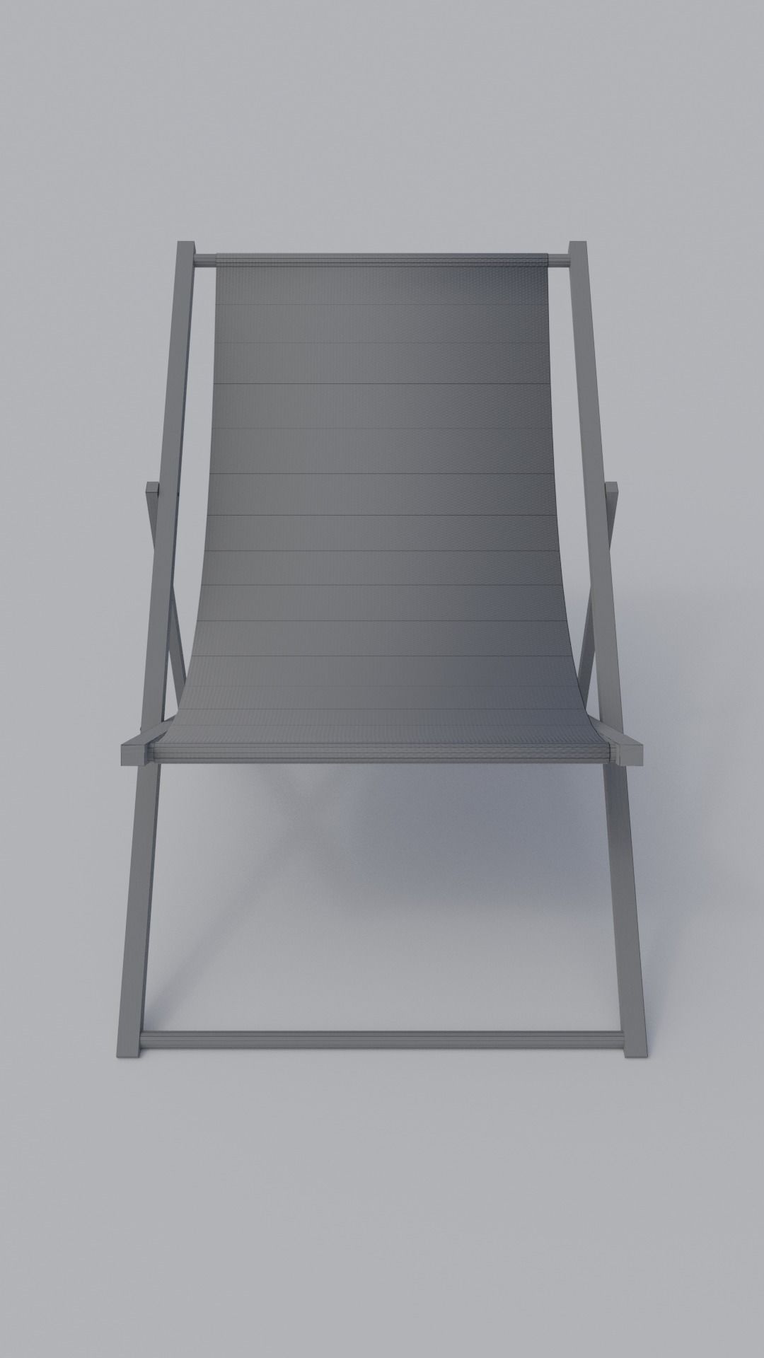 Deck Chair - Low Poly PBR Low-poly 3D model_5