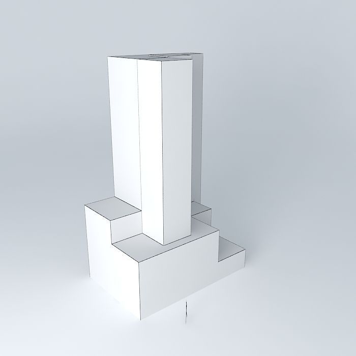 weird tower Free 3D model_3