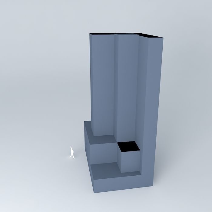 weird tower Free 3D model_2