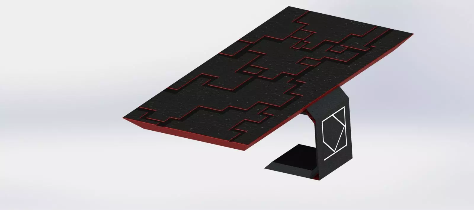 desk concept design 3D model_0